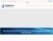Tablet Screenshot of invoiceprep.com